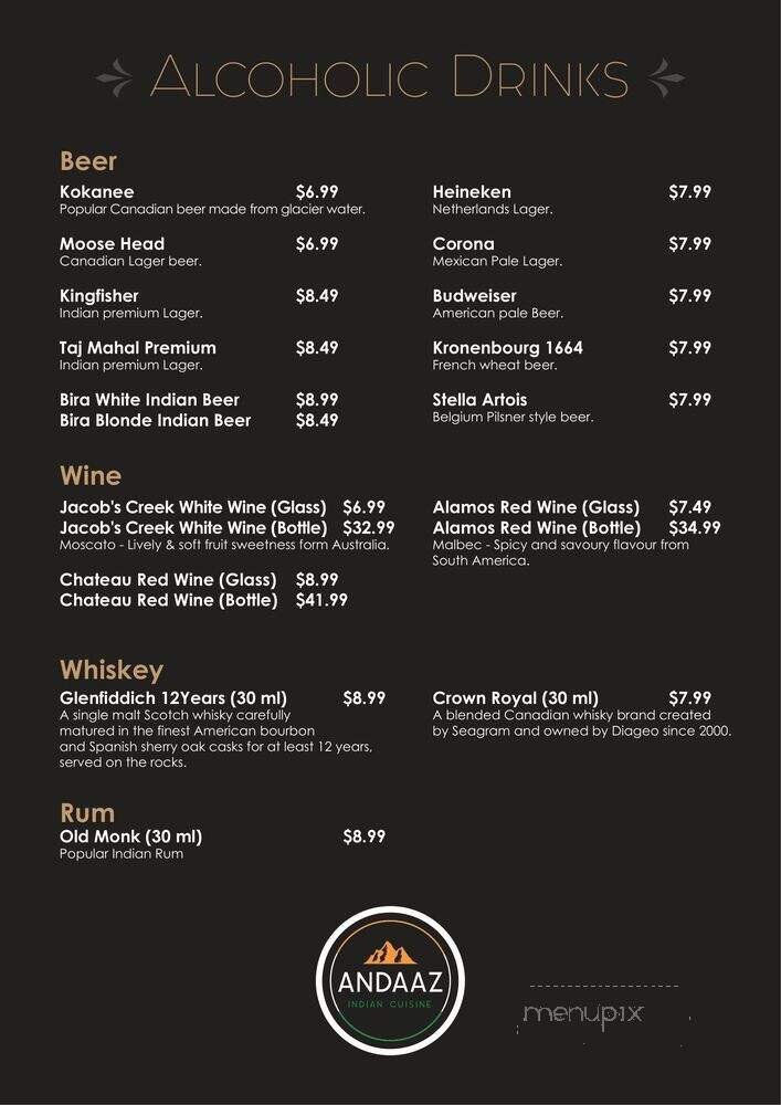Menu page 2