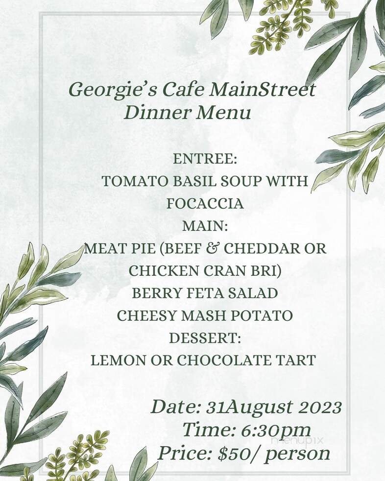 Menu page 1
