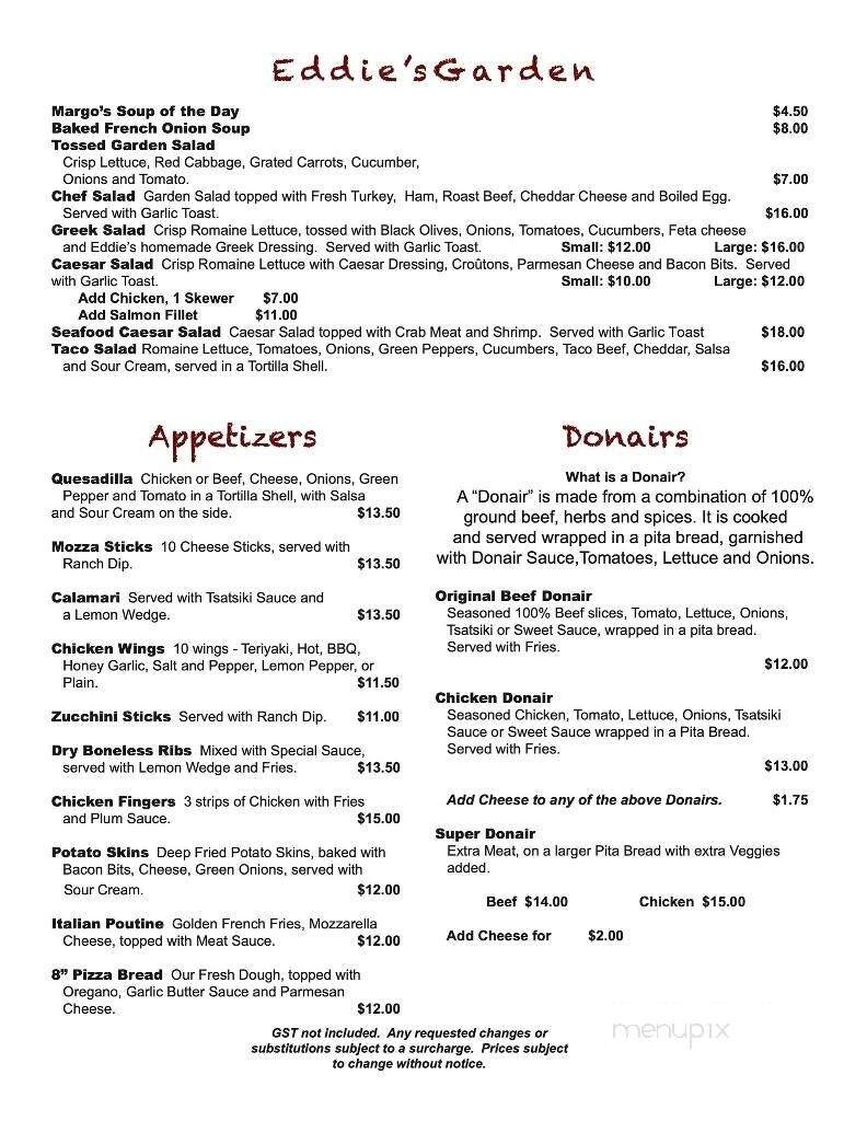 Menu page 2