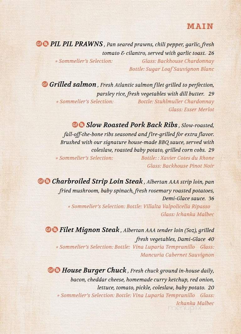 Menu page 2
