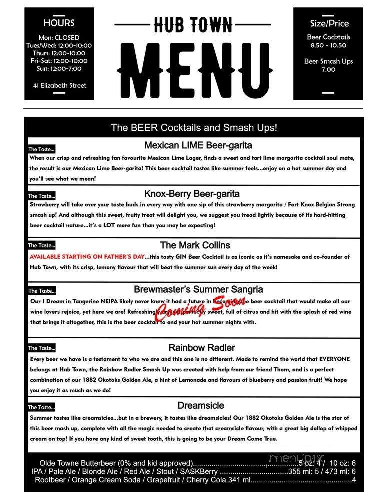 Menu page 2