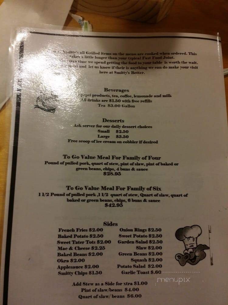 Menu page 1