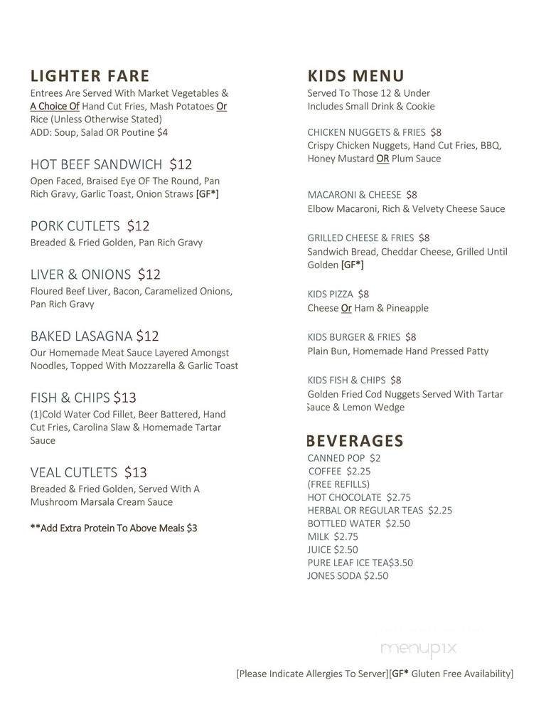 Menu page 2