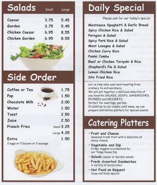 Menu page 2