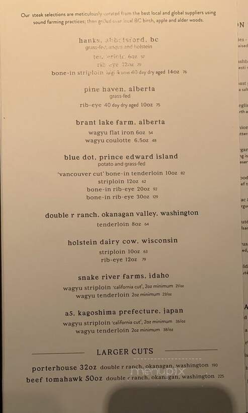 Menu page 2