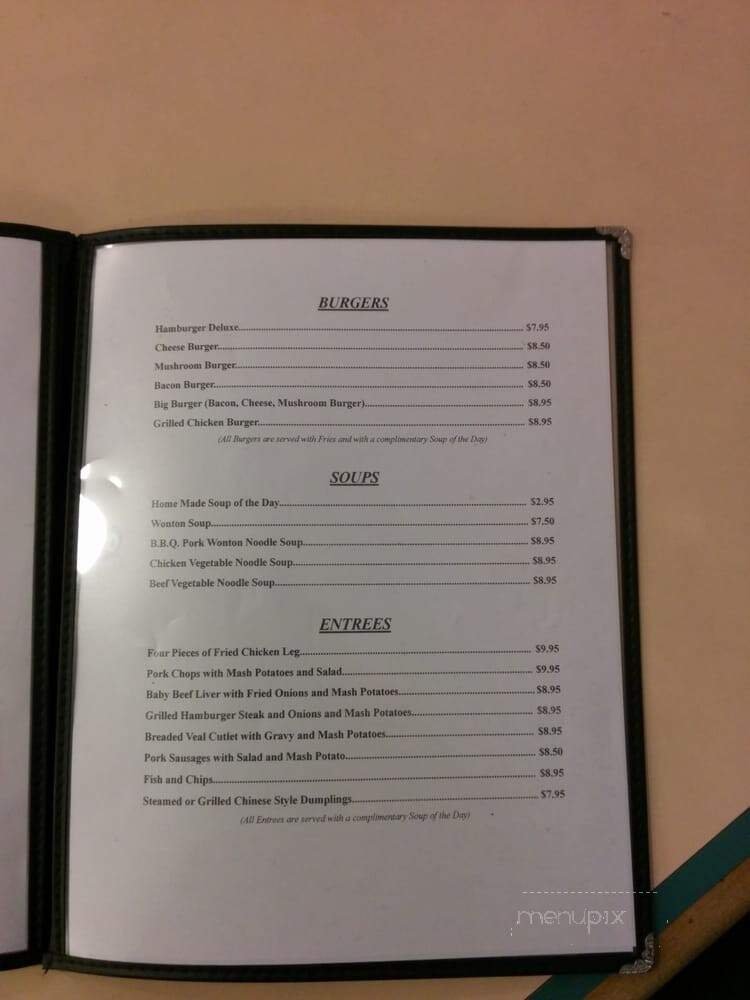Menu page 1