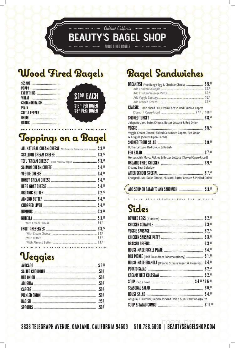 Menu page 1