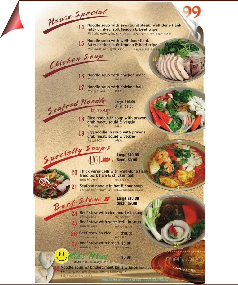 Menu page 2