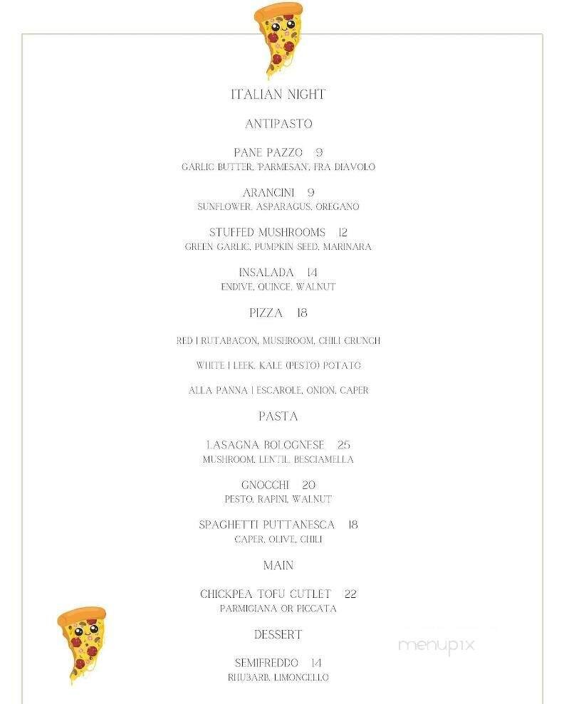 Menu page 2