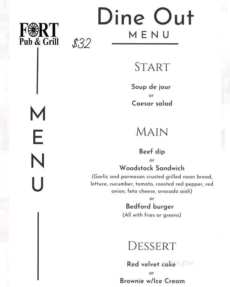 Menu page 1