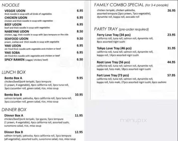 Menu page 2