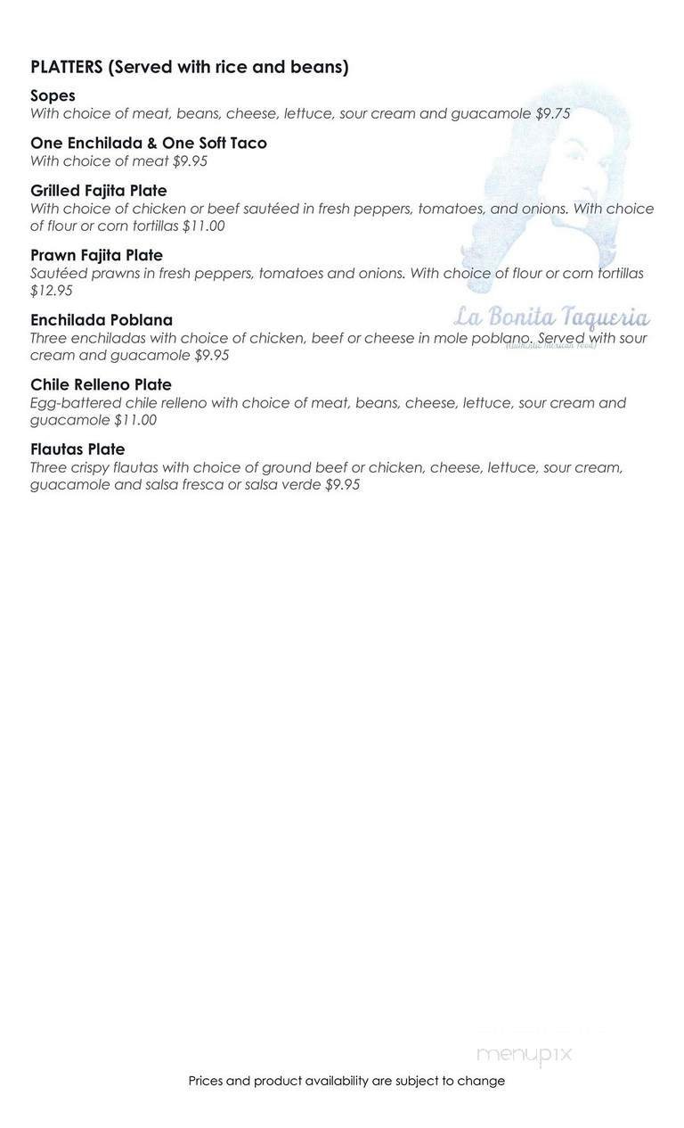 Menu page 2