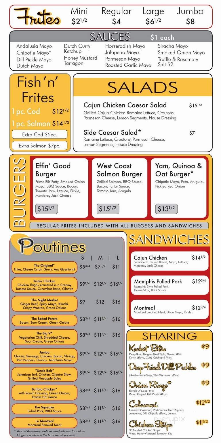 Menu page 1