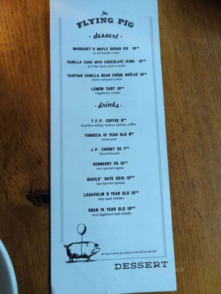 Menu page 1