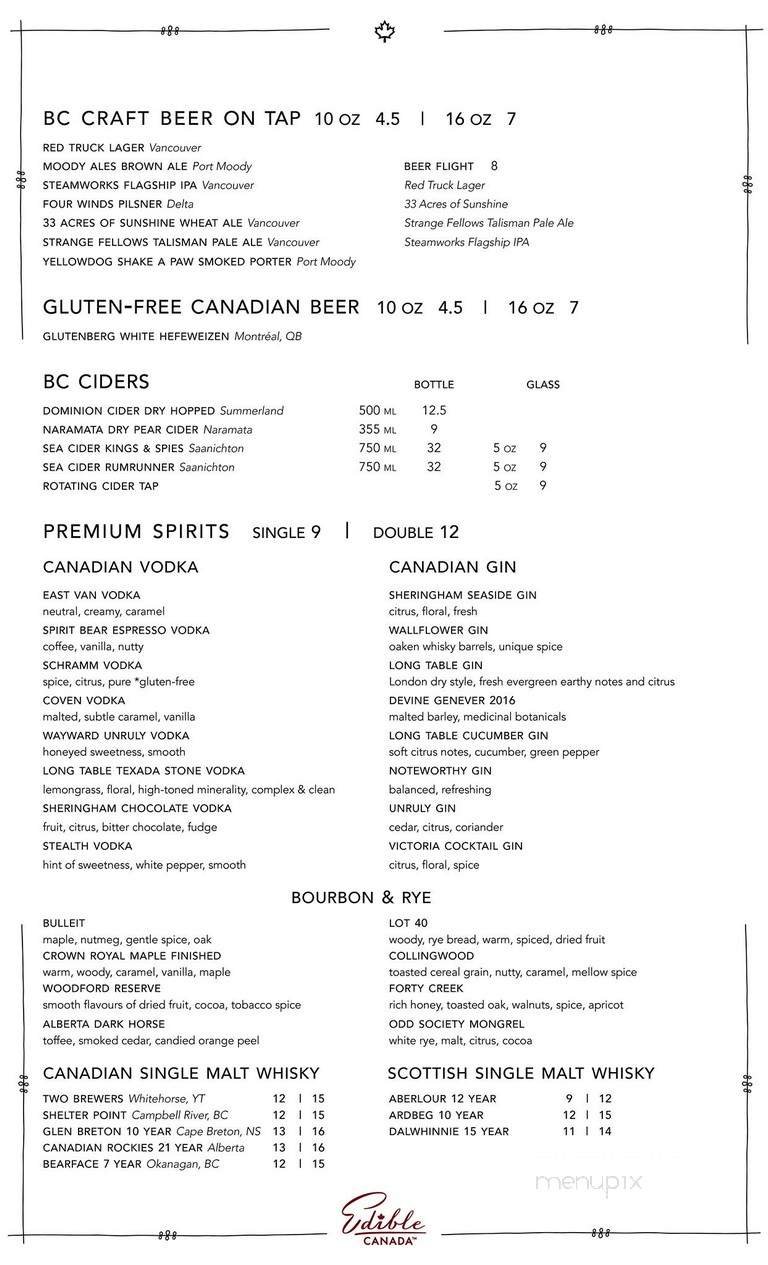 Menu page 2
