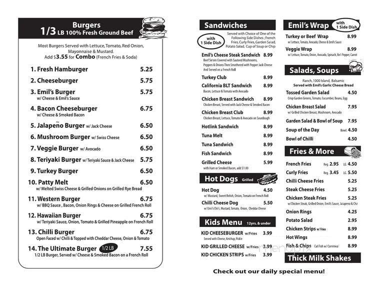 Menu page 2