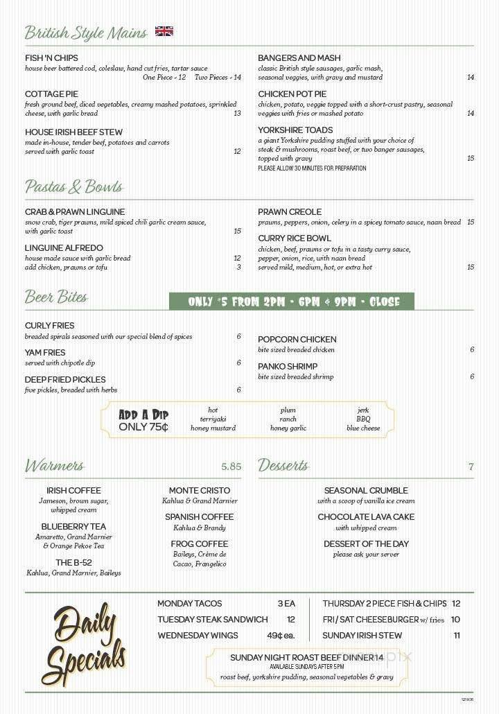 Menu page 2