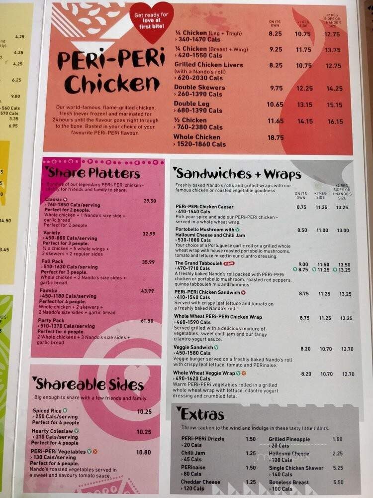 Menu page 2