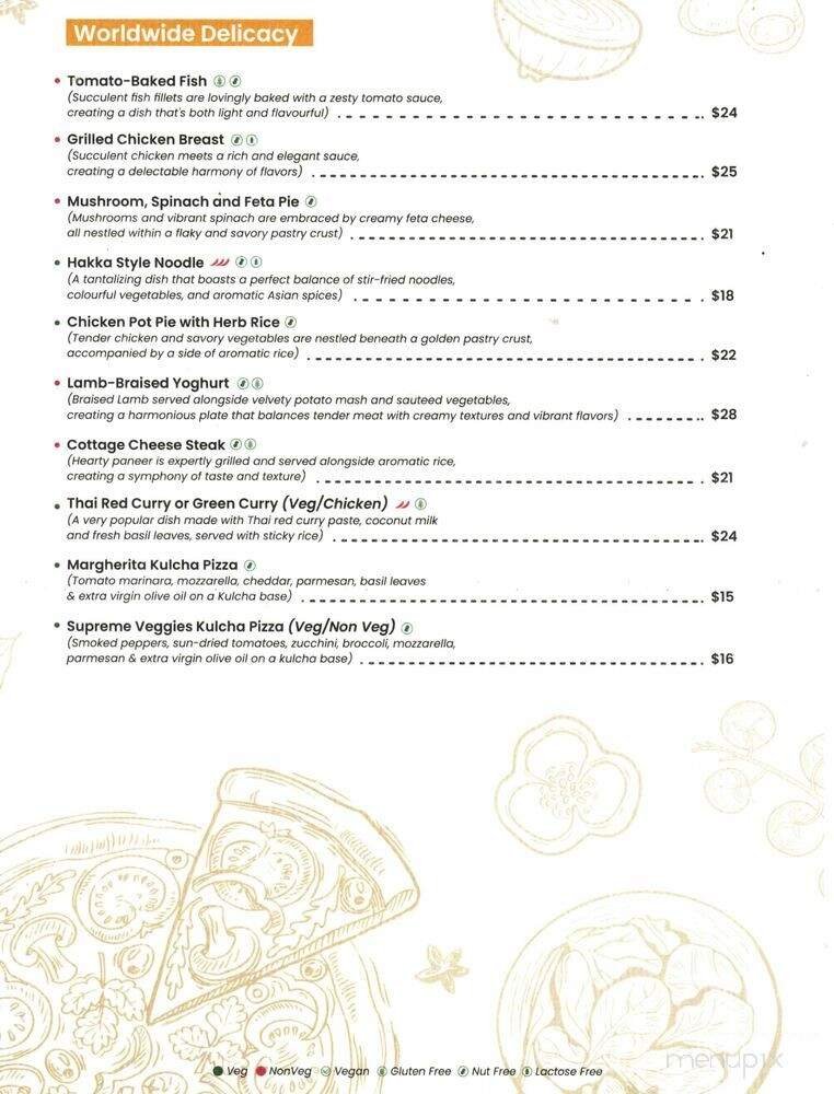 Menu page 1