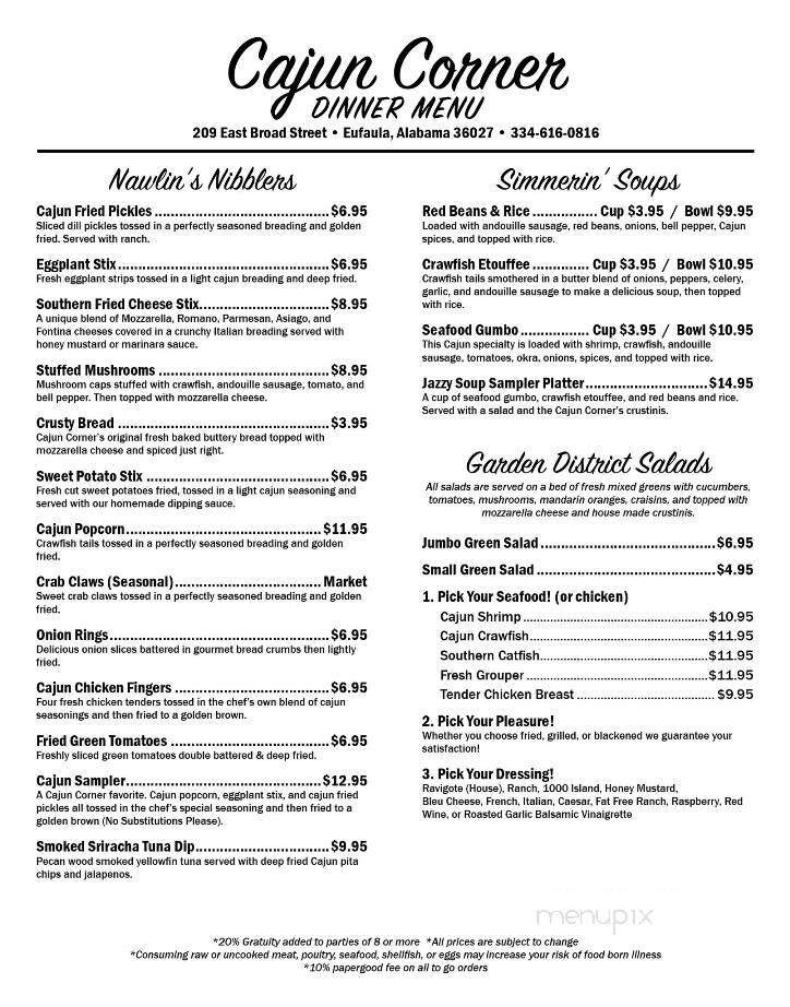 Menu page 2