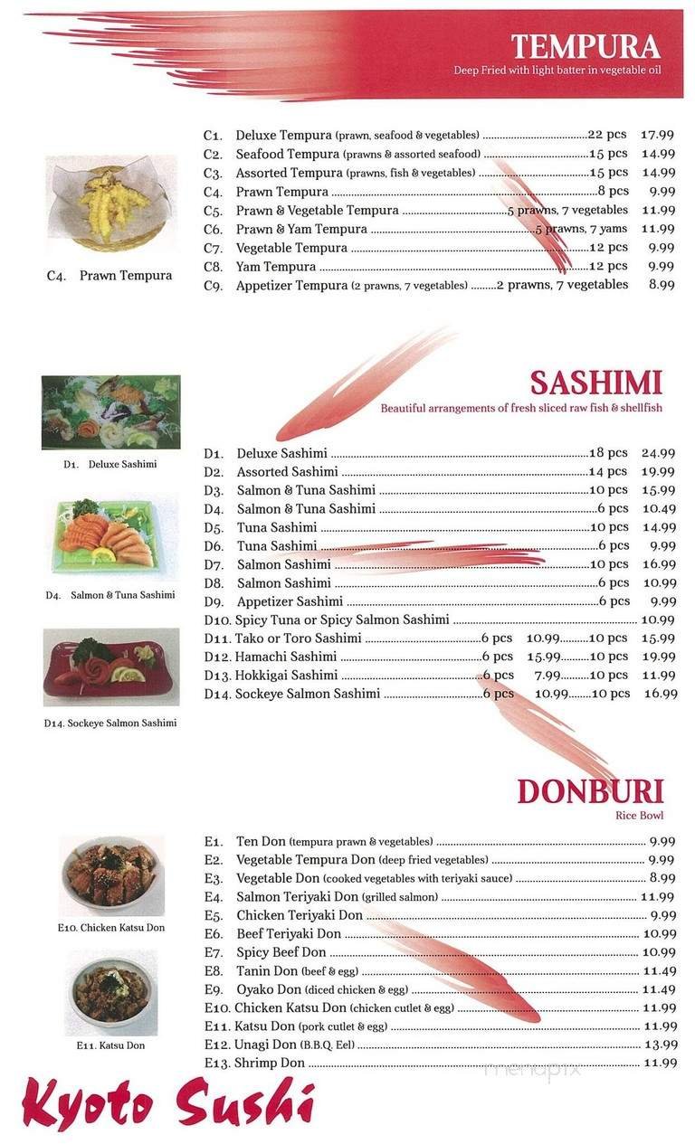 Menu page 2