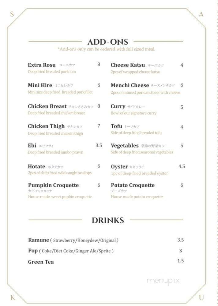 Menu page 2