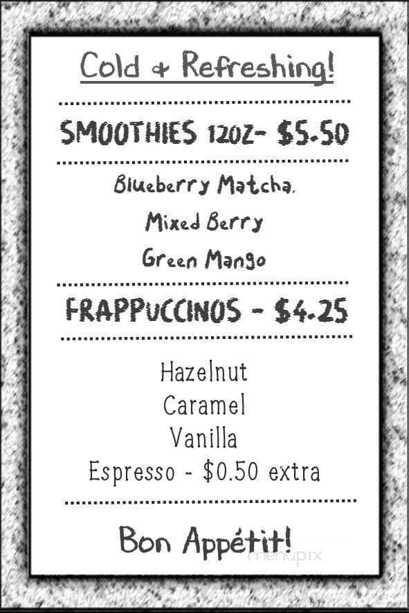 Menu page 1