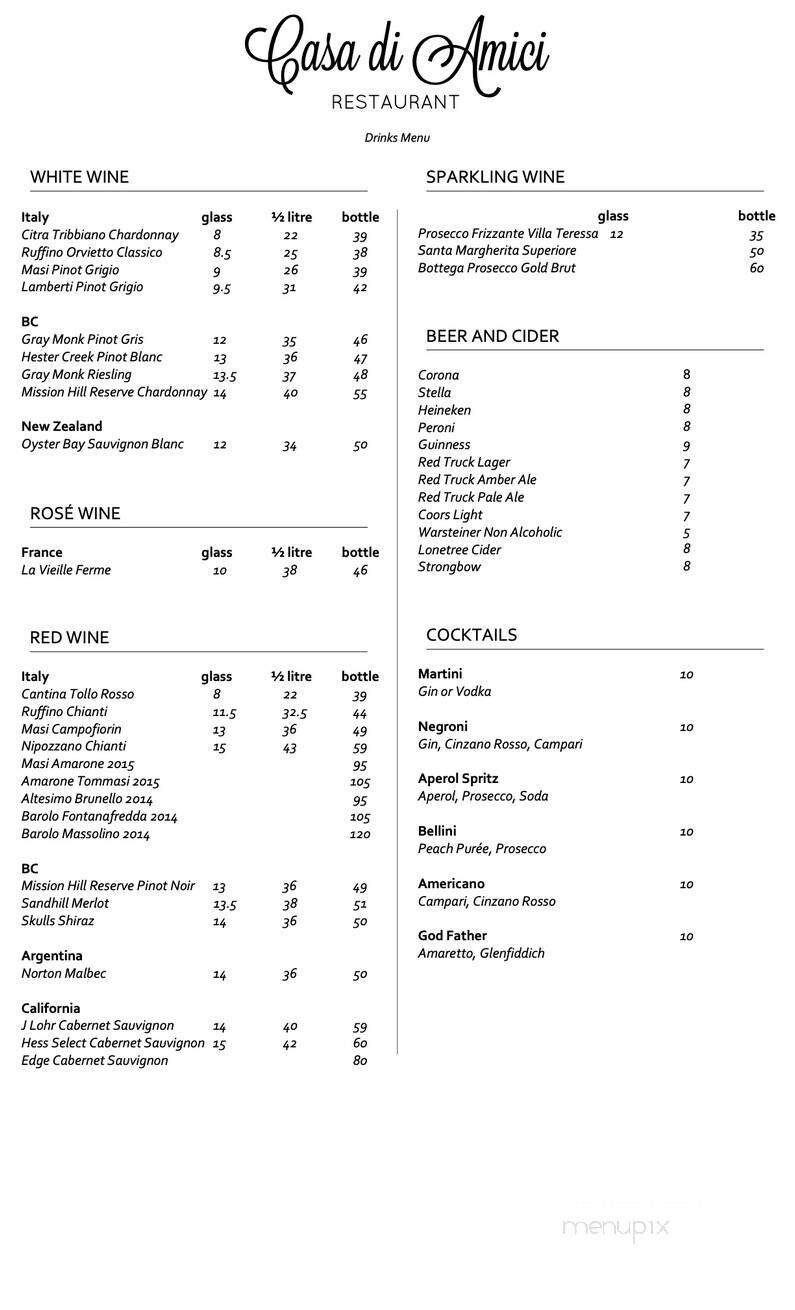 Menu page 2