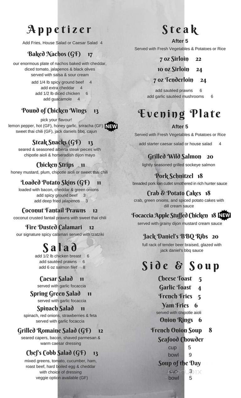 Menu page 2