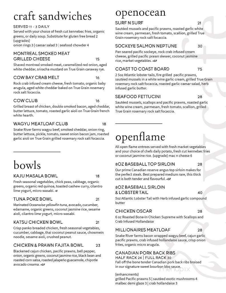 Menu page 2