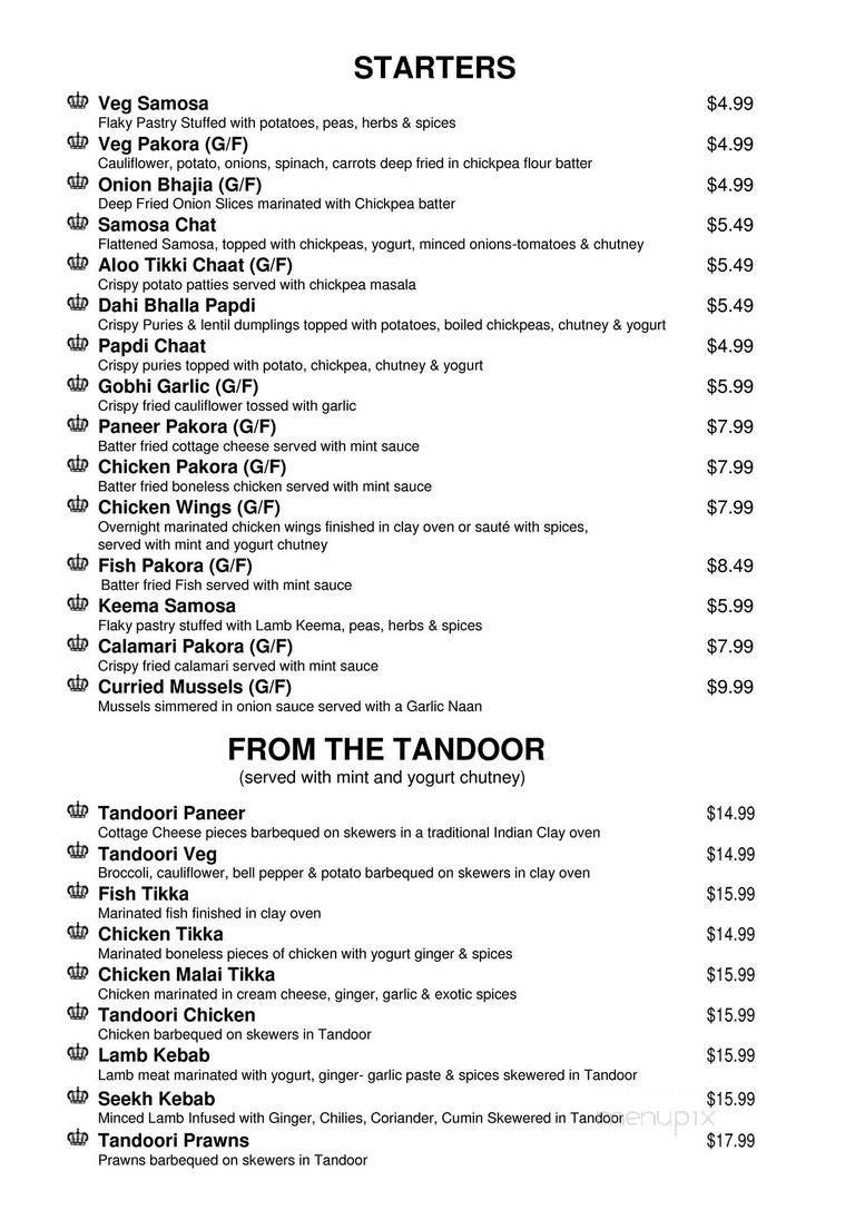 Menu page 2