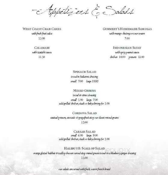 Menu page 2