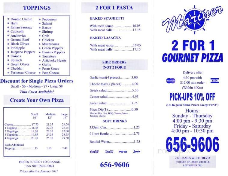 Menu page 2