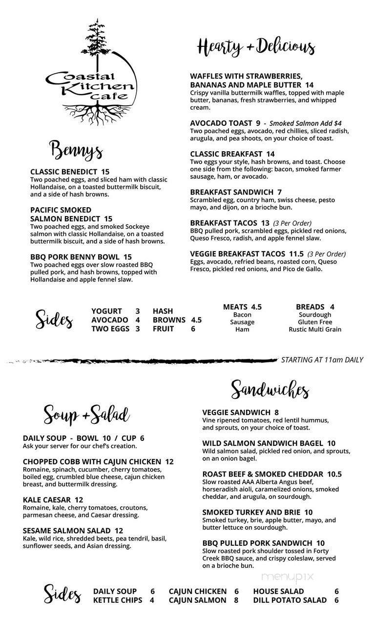 Menu page 1