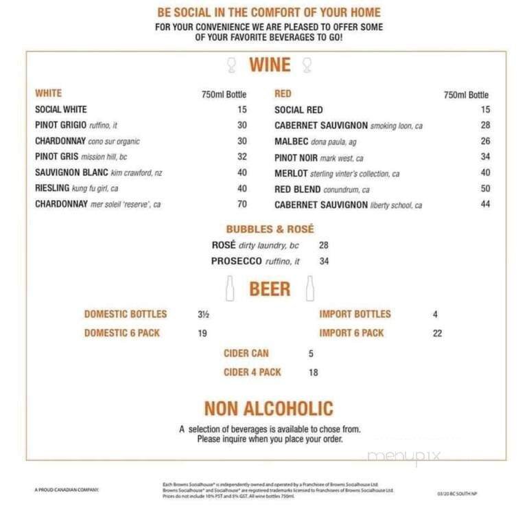 Menu page 1