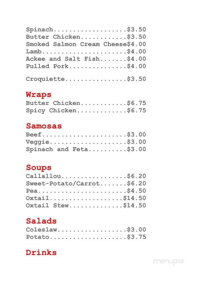 Menu page 2