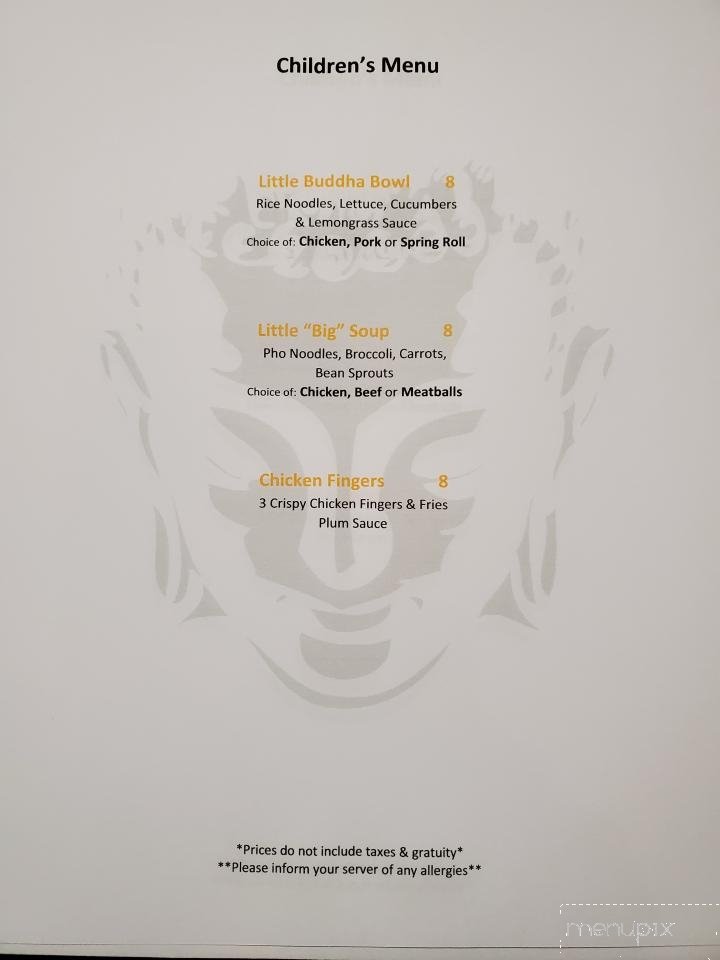 Menu page 1