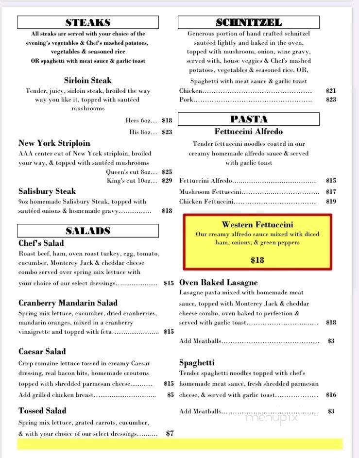 Menu page 2