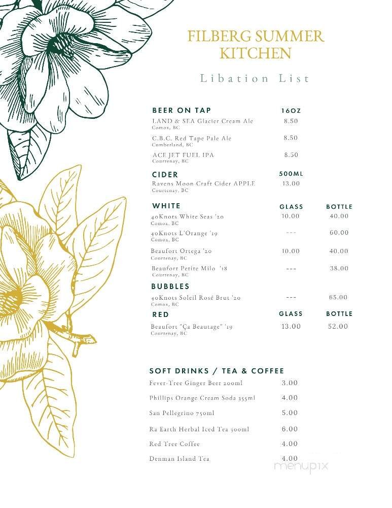 Menu page 2