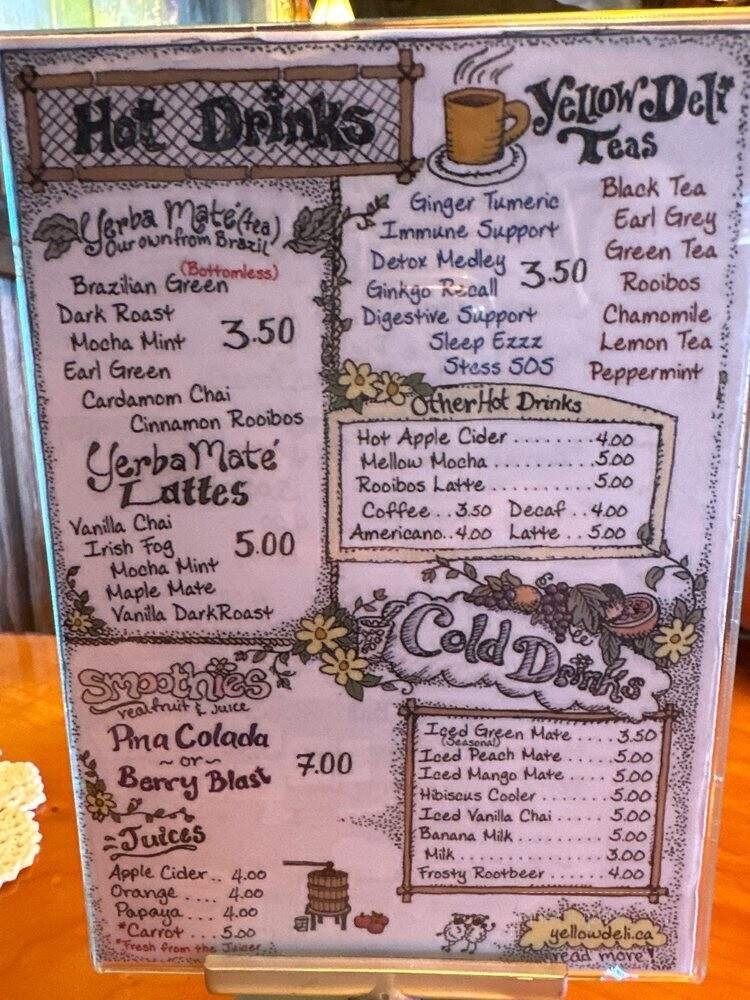 Menu page 1