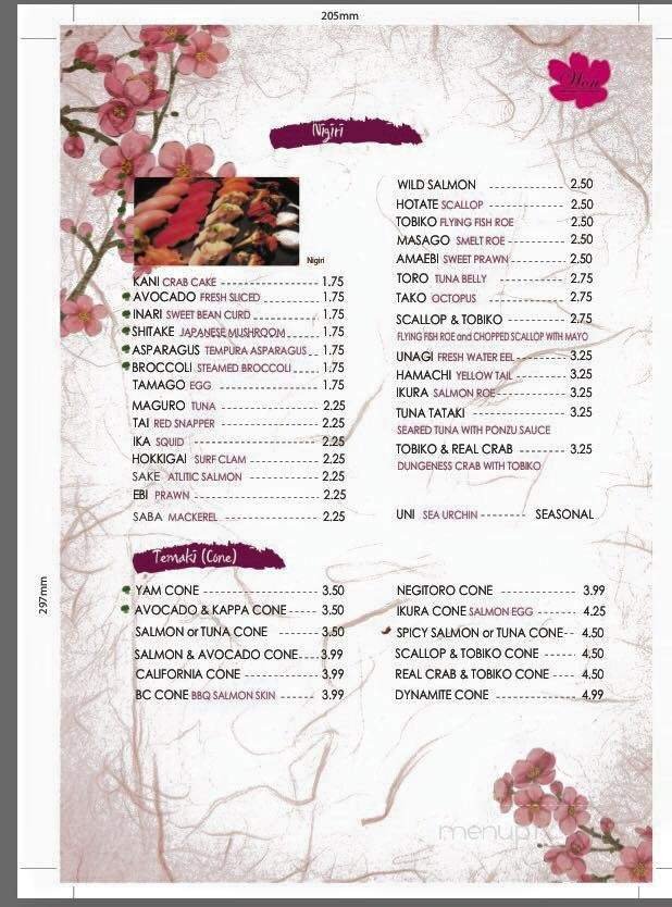 Menu page 2