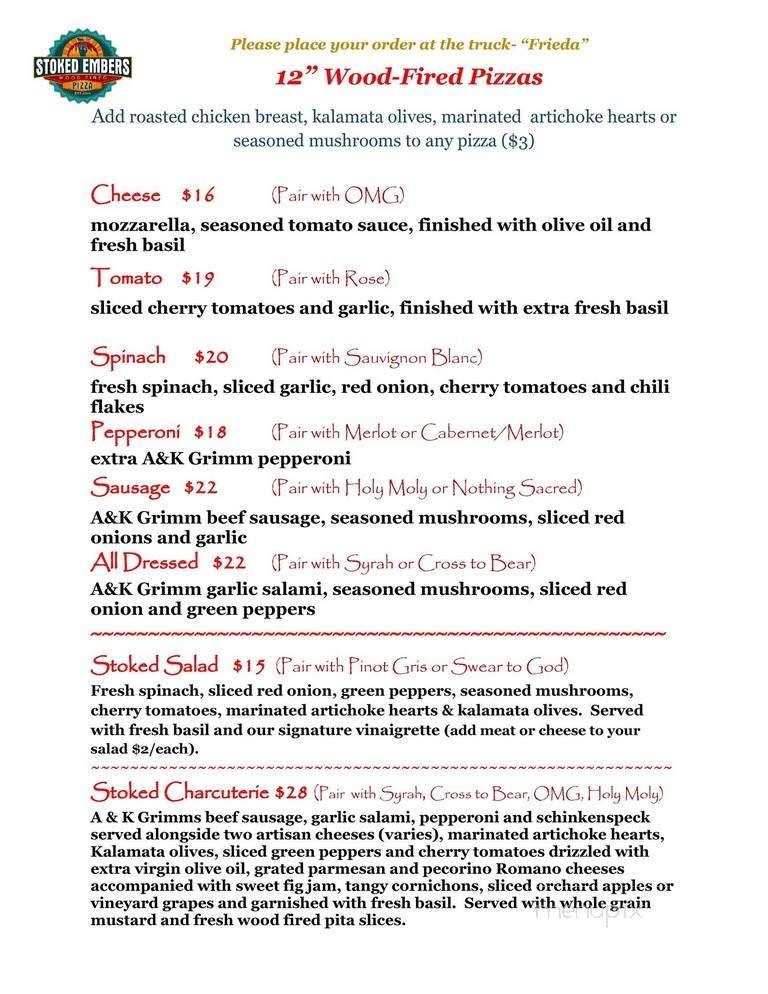 Menu page 1
