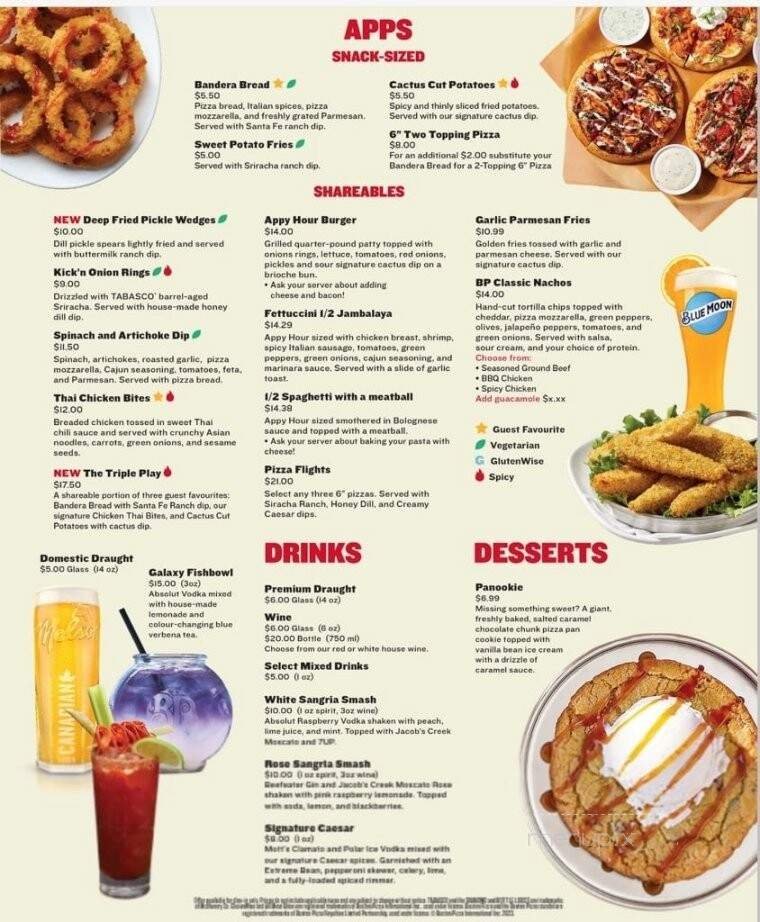 Menu page 1