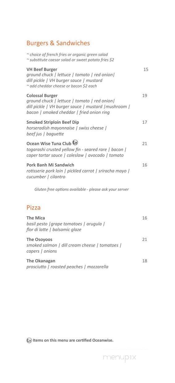 Menu page 2
