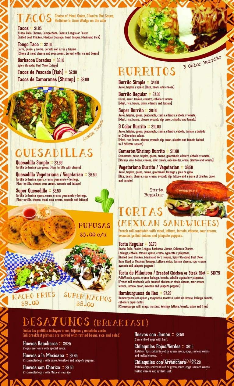 Menu page 2