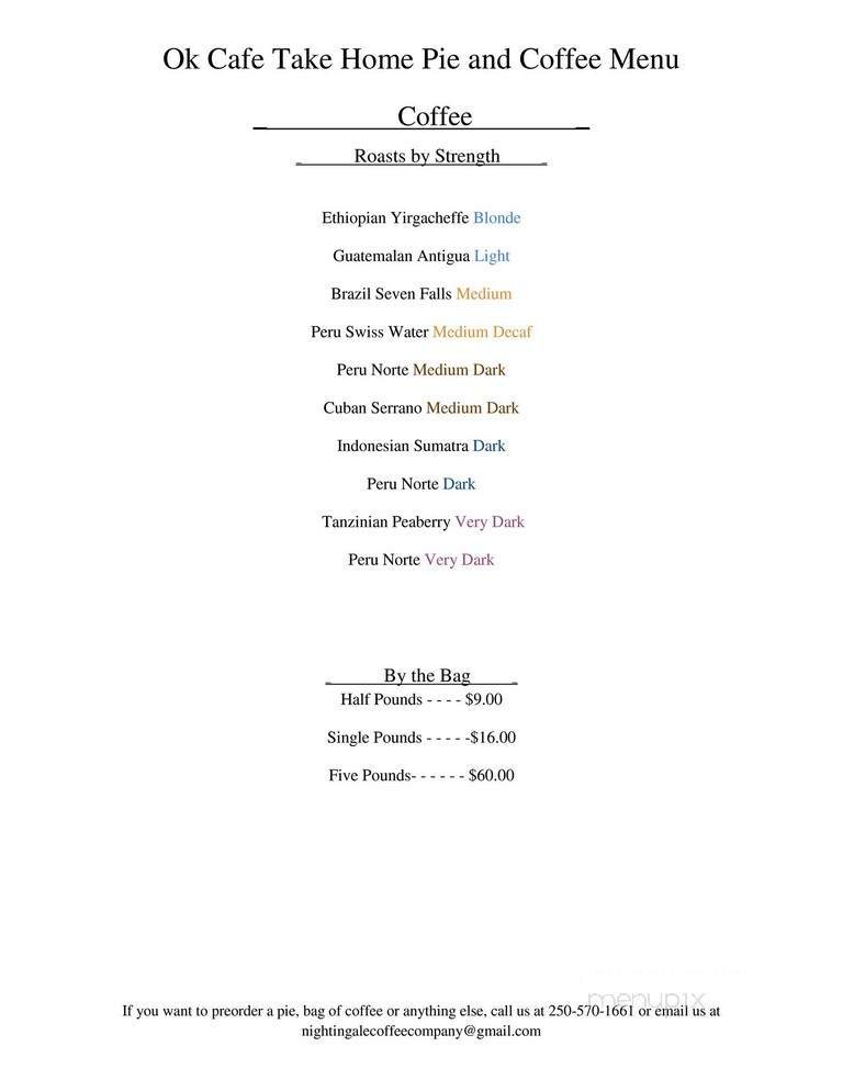 Menu page 1