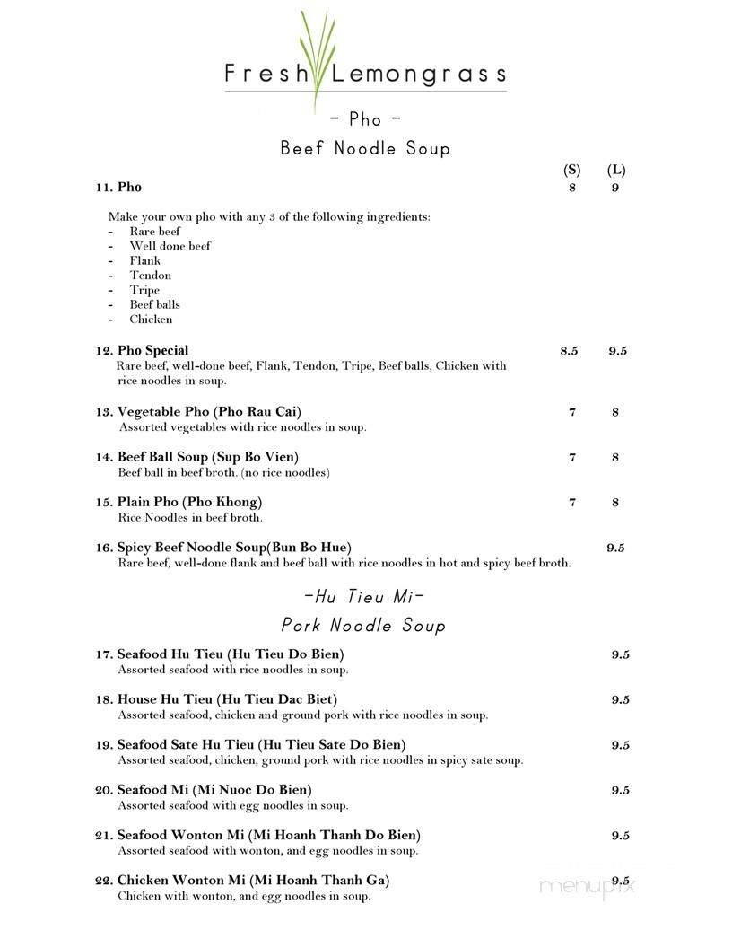 Menu page 2