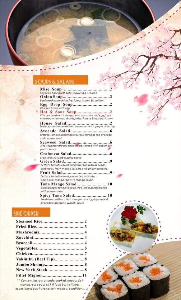 Menu page 2