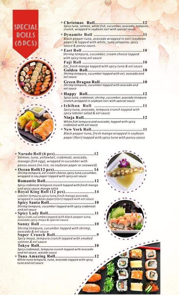 Menu page 3