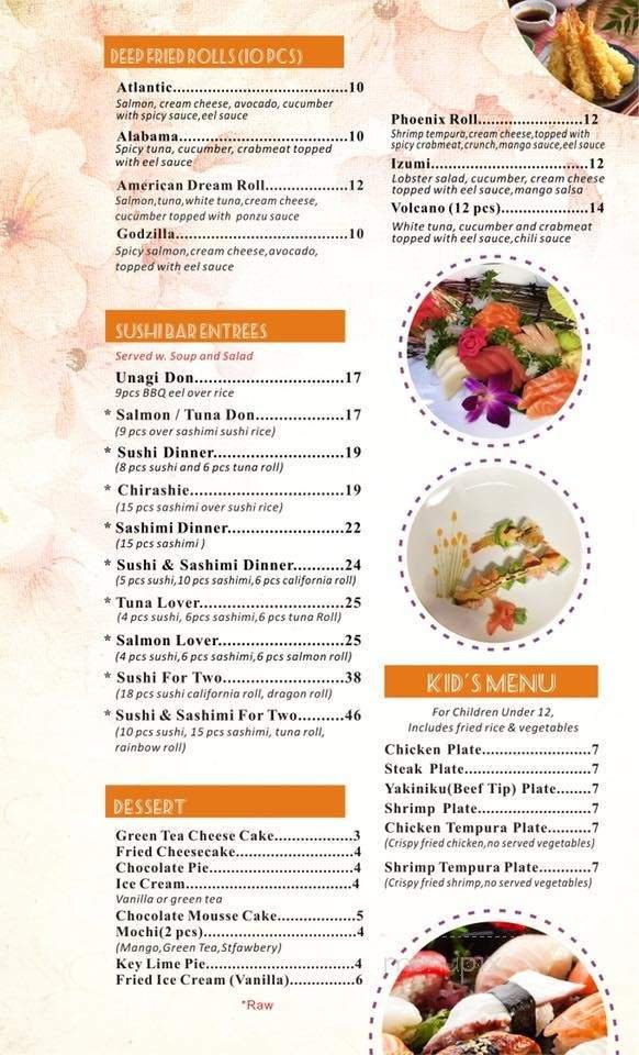 Menu page 4